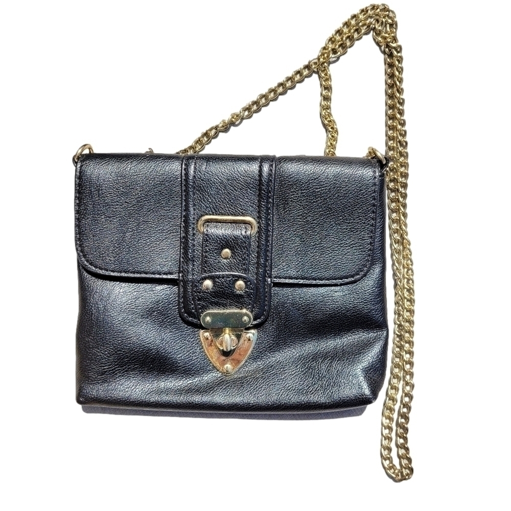 Olivia + Joy Black & Gold Clutch Purse